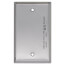 1-Gang No Device Blank Wallplate, Box Mount (430 Stainless Steel)