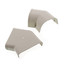 3.5" 45° Flat Elbow - LKF92I (Ivory)