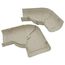 3.5" 45 to 90-Degree Adjustable Flat Elbow - LKA92I (Ivory)