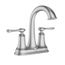 Ellicott Spot Resist Brushed Nickel 2 Handle High Arc Bathroom Faucet, 84092SRN