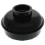 2" × 3" ABS QuadDrain Floor Drain w/ Round Polypro Strainer (Hub)