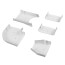 4.5" White Wall Duct Kit - LDK122W (12 Ft Kit)