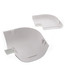 4.5" 90° Flat Elbow - LK122W (White)