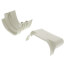 4.5" Flexible Elbow Adapter - LFJ122I (Ivory)