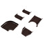 4.5" Brown Wall Duct Kit  - LDK122B (12 Ft Kit)