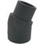 1-1/4" PVC Schedule 80 22.5-Degree Street Elbow (SPG x S)