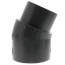 2" PVC Schedule 80 22.5-Degree Street Elbow (SPG x S)