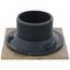 3" MIP ABS On-Grade Adjustable Floor Drain w/ Square Nickel Bronze Strainer