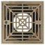 3" MIP ABS On-Grade Adjustable Floor Drain w/ Square Nickel Bronze Strainer
