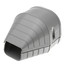 3.5" End Fitting - LEN92G (Gray)