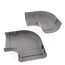 3.5" 90° Flat Elbow - LK92G (Gray)