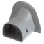 3.5" Soffit Inlet - LP92G (Gray)