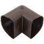 3.5" 90° Outside Vertical Elbow - LCO92B (Brown)