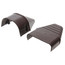 3.5" End Fitting - LEN92B (Brown)