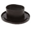 3.5" Wall Flange - LWF92B (Brown)