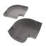 4.5" 90° Flat Elbow - LK122G (Gray)