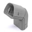 4.5" 45 to 90-Degree Adjustable Vertical Elbow - LCA92G (Gray)