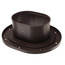 4.5" Wall Flange - LWF122B (Brown)