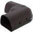 4.5" 45 to 90-Degree Adjustable Flat Elbow - LKA122B (Brown)