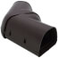 4.5" 45 to 90-Degree Adjustable Flat Elbow - LKA122B (Brown)