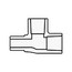 3/4" CPVC Schedule 80 Street Tees (Spigot x Socket x Socket)