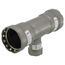1-1/2" x 1-1/2" x 3/4" MegaPress FKM Tee