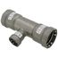 1-1/2" x 1-1/2" x 3/4" MegaPress FKM Tee