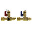 3/4" Press Isolator E-X-P E2 Tankless Water Heater Service Valve Kit w/ 150 PSI Pressure Relief Valve