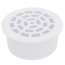 White PVC Inside Pipe Drain for 3" Sch. 40 Pipe
