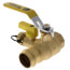 1" Pro-Pal Press x FIP Full Port Ball Valve w/ Hi-Flow Hose Drain, Adj. Packing Glands, Rev. Handle