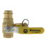 1" Pro-Pal Press x FIP Full Port Ball Valve w/ Hi-Flow Hose Drain, Adj. Packing Glands, Rev. Handle