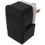 Industrial Grade Straight Blade Angle Plug, 3P, 60A, NEMA 15-60P - Black (250V)