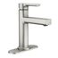 Rinza One-Handle High Arc Bathroom Faucet, 84627SRN (Spot Resist Brushed Nickel)
