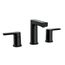Rinza Matte Black 2 Handle Bathroom Faucet, Wide Spread, 84629BL