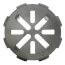 Gripper Floor Drain for 3" Pipe w/ Strainer (Stainless Steel)
