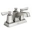 Conway Spot Resist Brushed Nickel 2 Handle Low Arc Bathroom Faucet, WS84922SRN