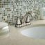 Varese Spot Resist Brushed Nickel 2 Handle Low Arc Bathroom Faucet, WS84944SRN