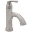 Wellton Spot Resist Single Handle Centerset Bathroom Faucet (Brushed Nickel), 84980SRN