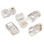 8-Position 8-Contact RJ-45 CAT 5e Modular Plug (Box of 25)