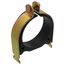 4-1/8" OD Electro-Galvanized Strut Cushion Clamp