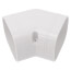 2.75" 45° Slimduct Flat Elbow (White)