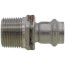 1/2" x 3/4" ProPress 304 Stainless Male Adapter w/ FKM Seal (P x MNPT)