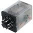 Plug In 8 Pin Relay, DPDT, Cylindrical Terminals, Pilot Light (120V)