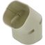 2.75" Slimduct 45° Vertical Elbow (Ivory)