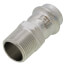3/4" ProPress 304 Stainless Male Adapter w/ FKM Seal (P x MNPT)