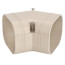 2.75" Slimduct 45° Flat Elbow (Ivory)