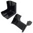 3.75" 90-Degree Slimduct Vertical Elbow (Black)