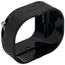 2.75" Slimduct End Fitting - SE/SEN-77-K (Black)