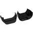 2.75" Slimduct End Fitting - SE/SEN-77-K (Black)