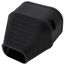 3.75" Slimduct End Fitting (Black)
